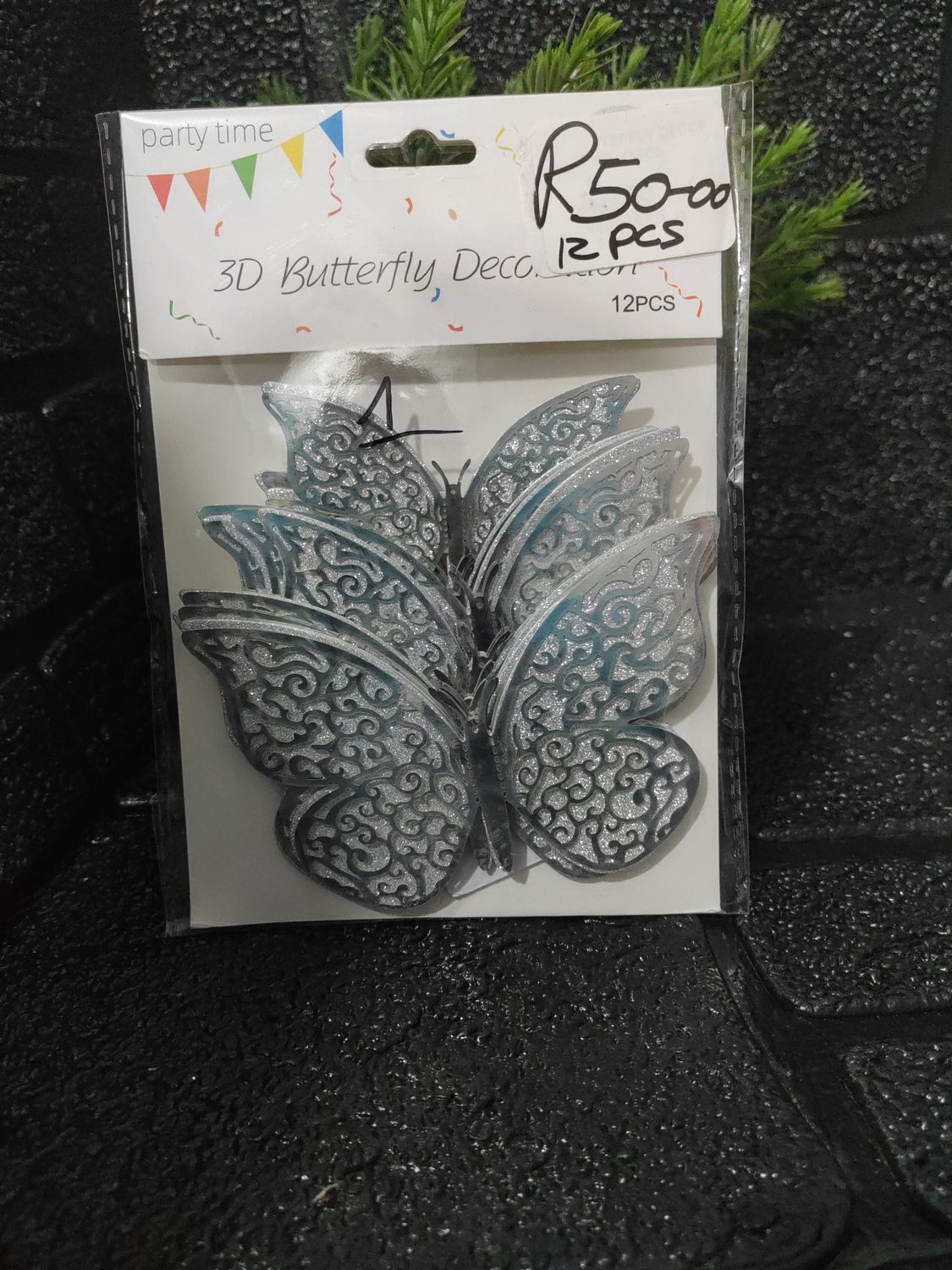 Butterfly 3d Silver