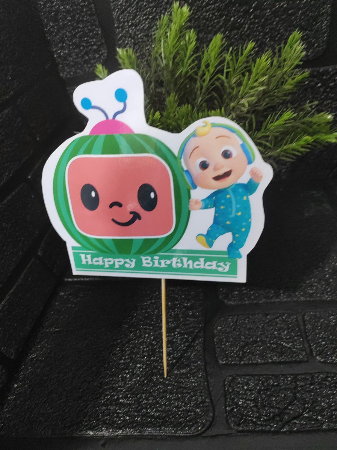 Coco melon cake topper