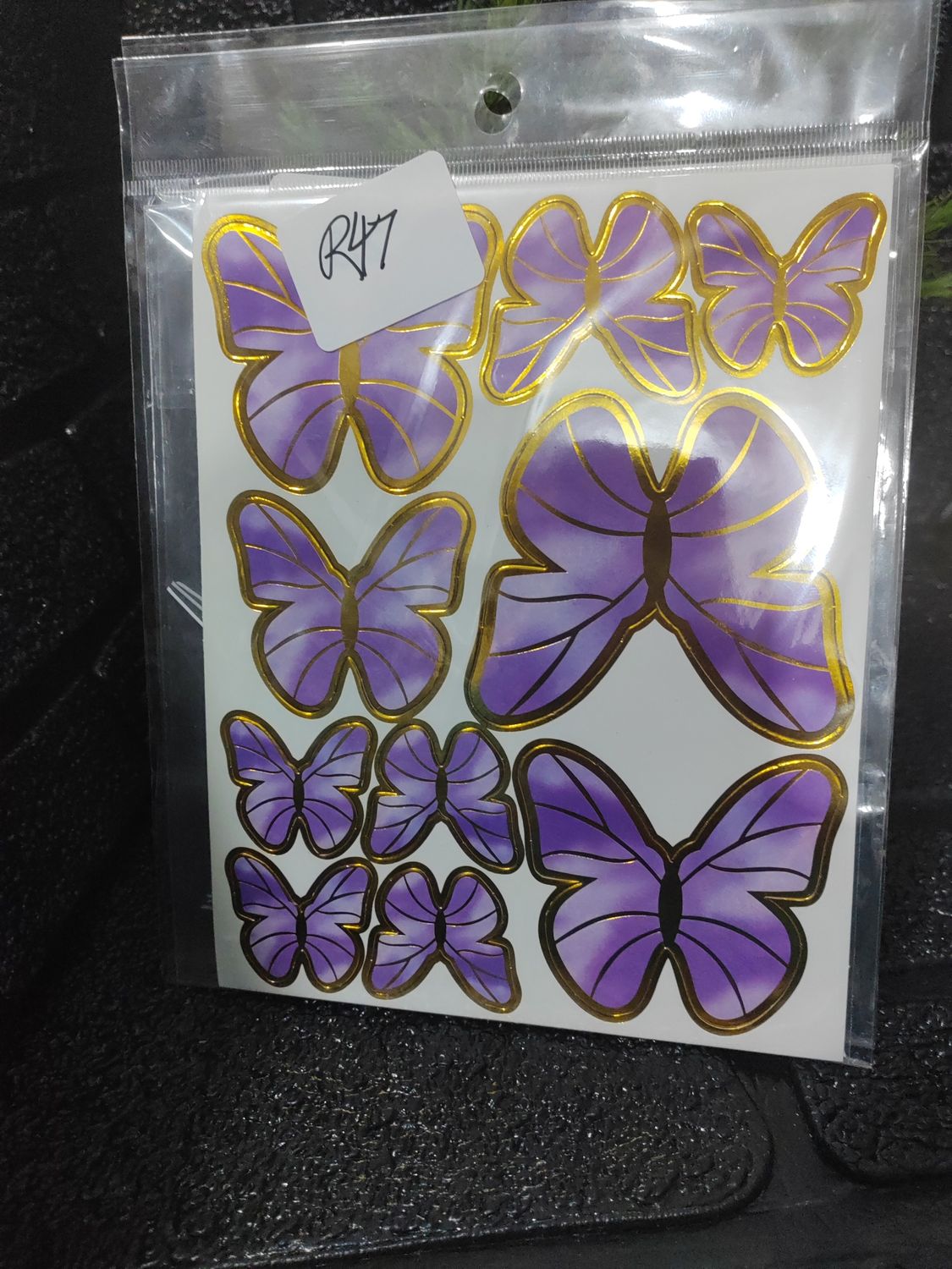 Butterfly perplex and gold