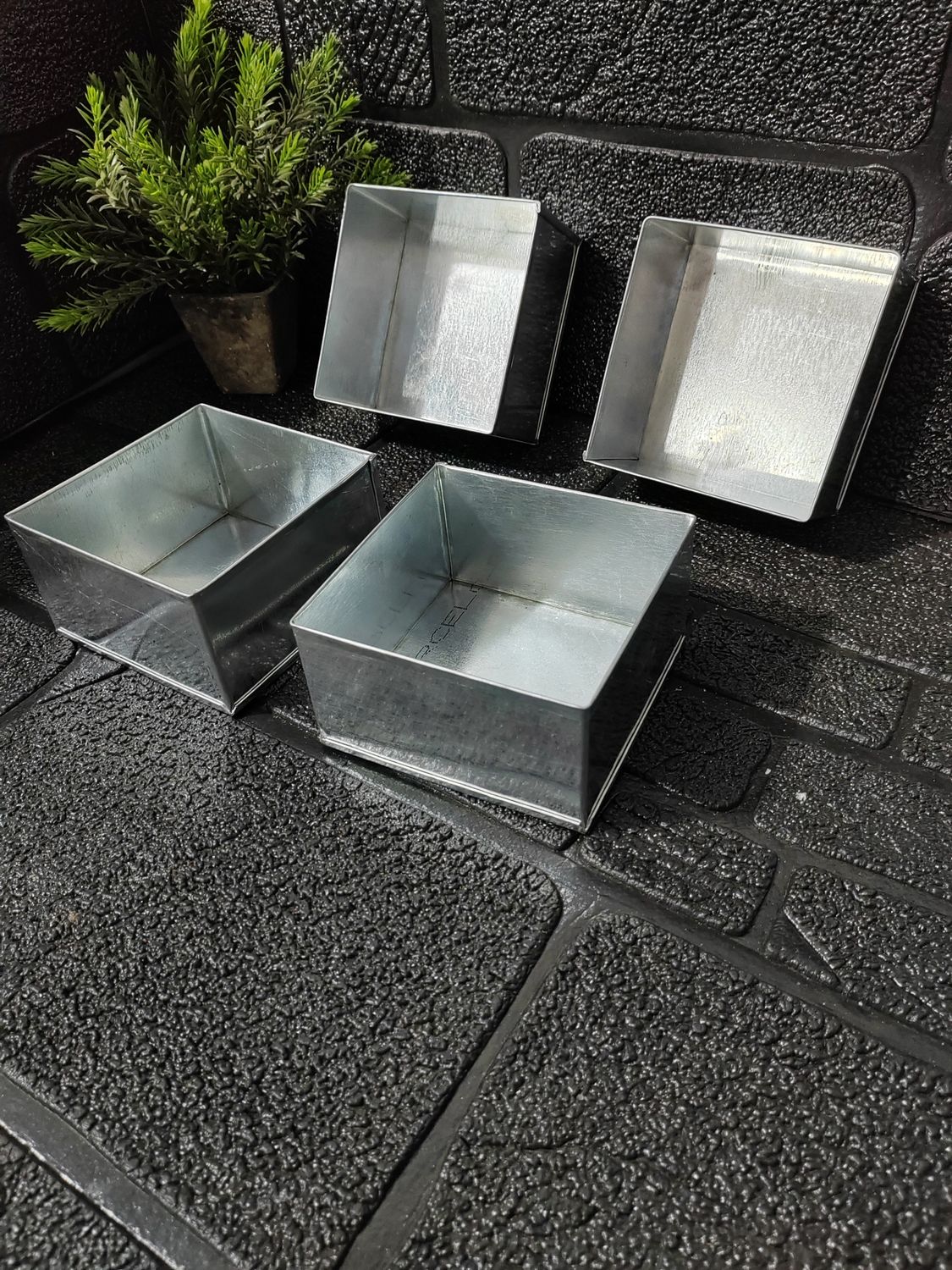 4 inch square pan combo