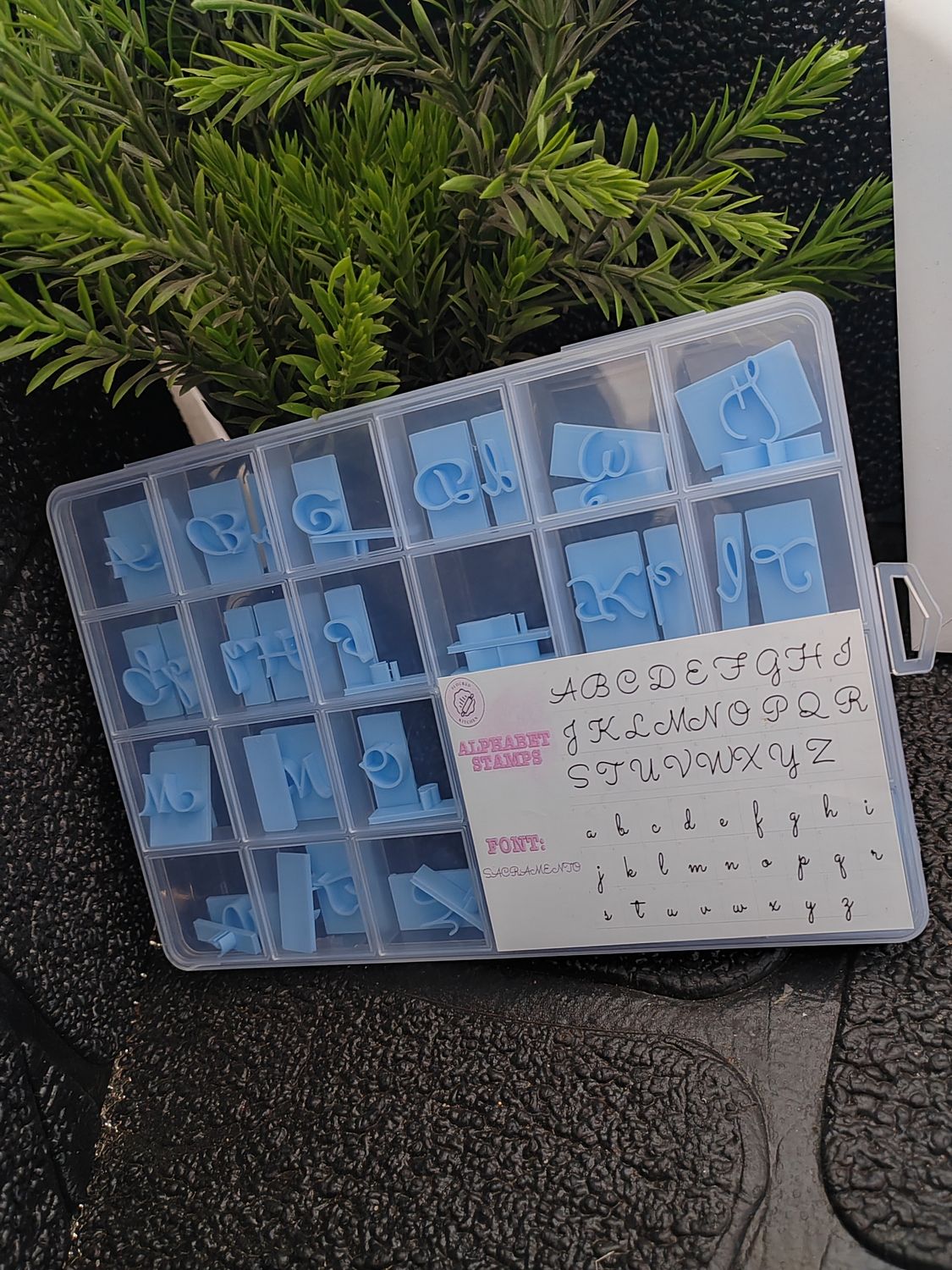 Letter press Alphabets