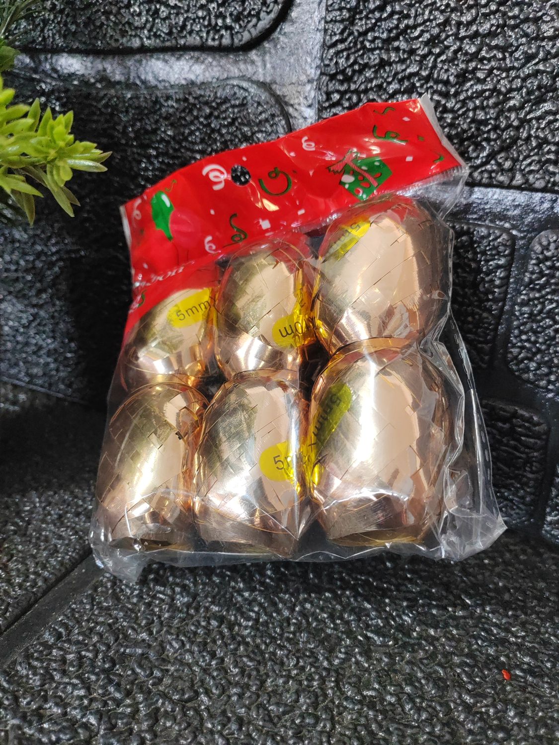 Bronze ribbon 6pcs