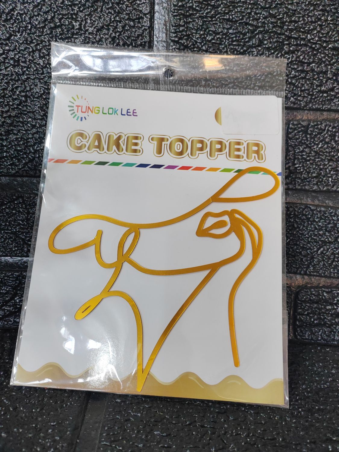 Face cake topper