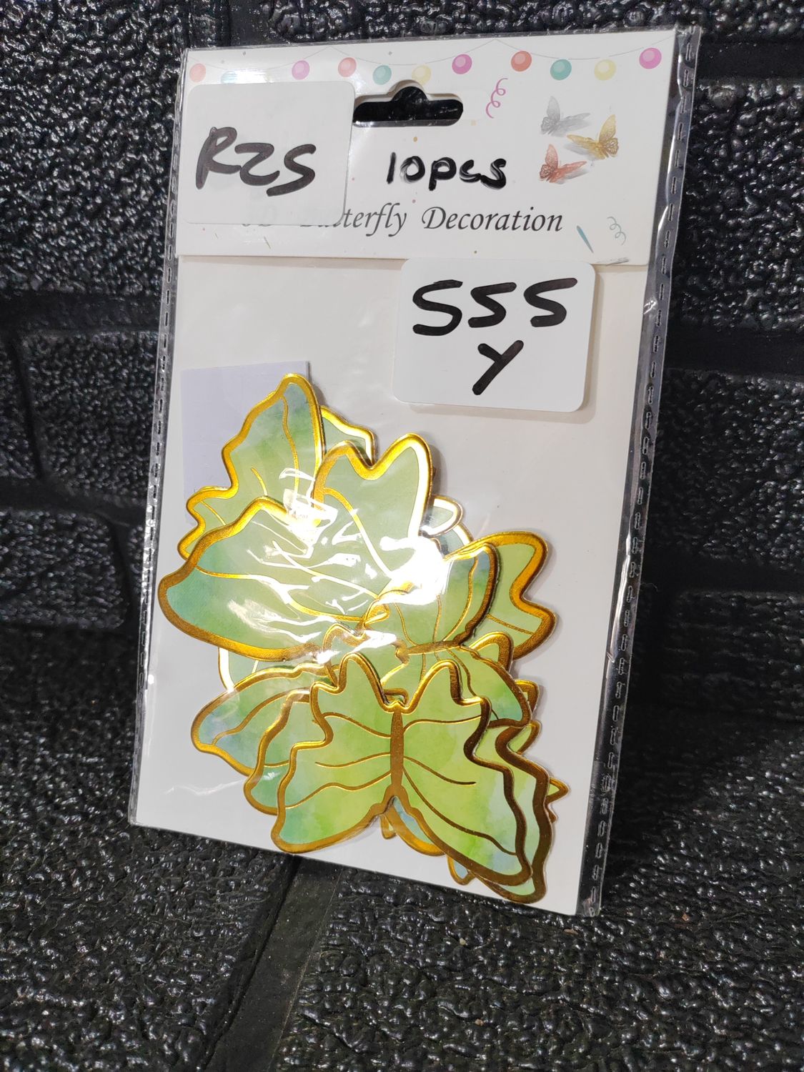 Decorating flower 555Y 10pcs 