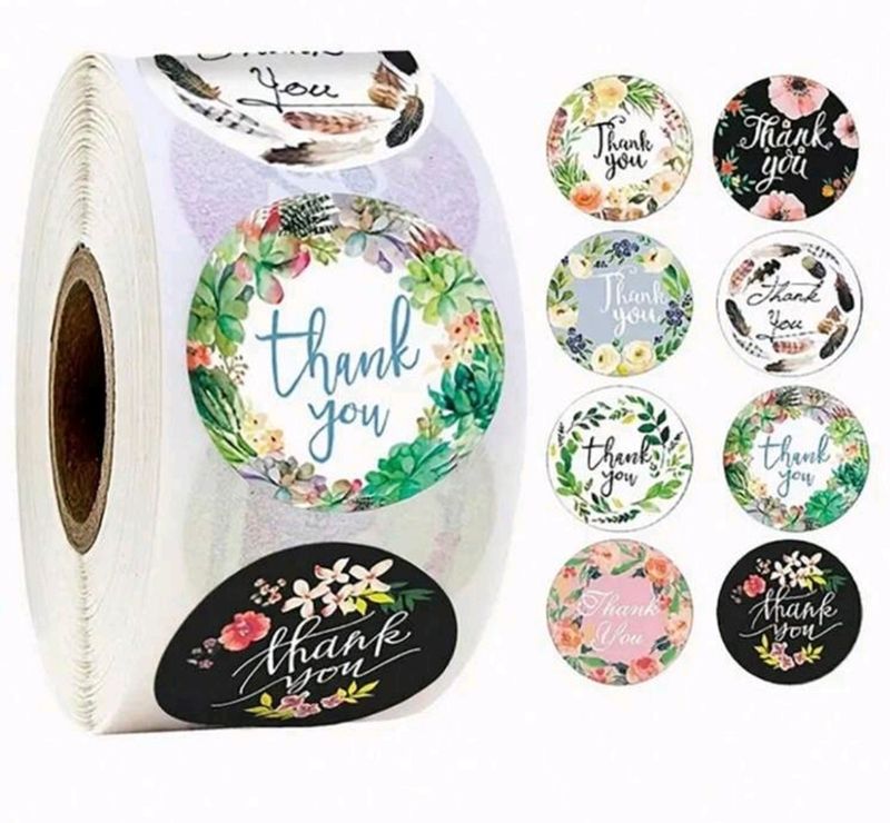 Stickers Thank you 500unit