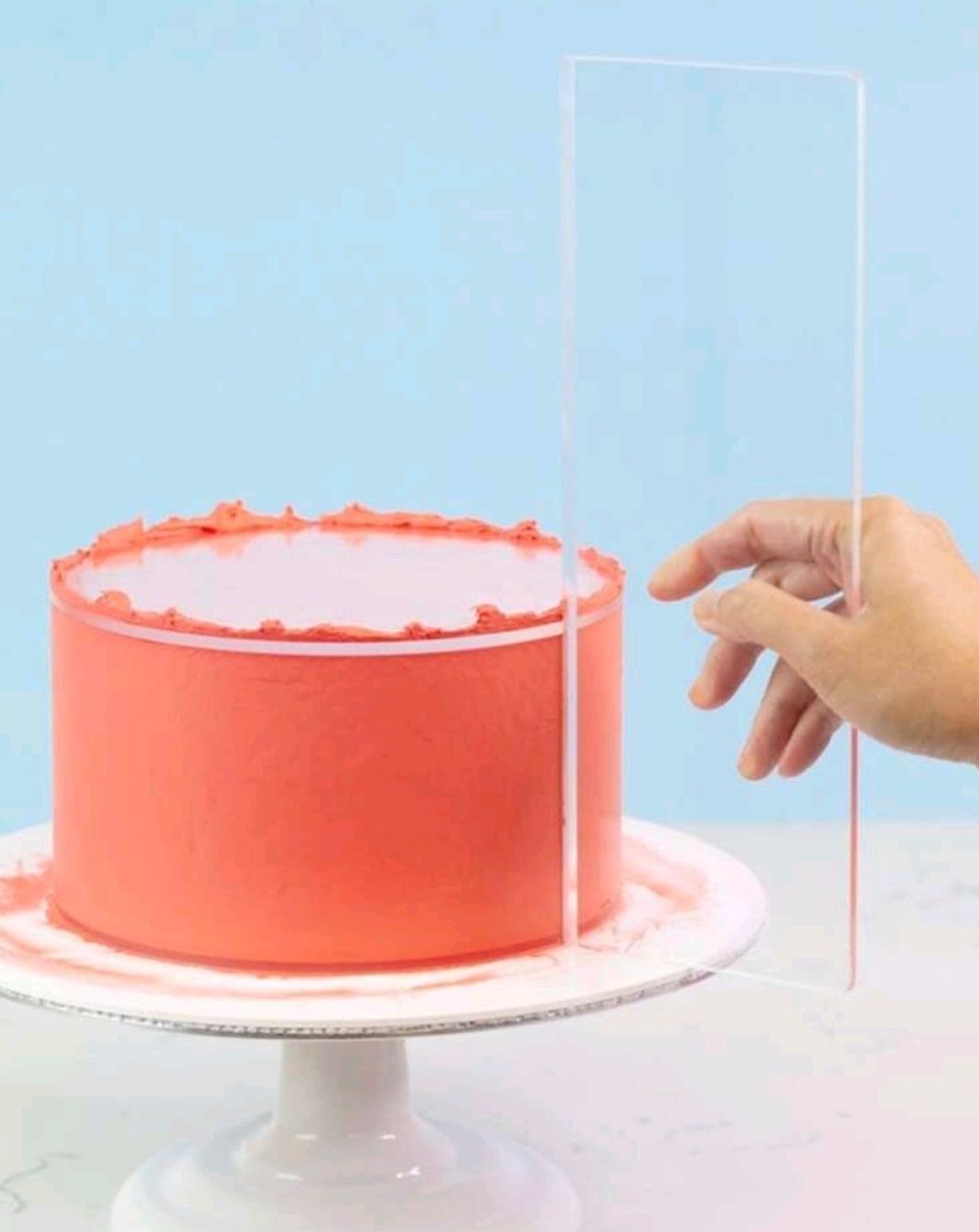 Acrylic cake Scraper