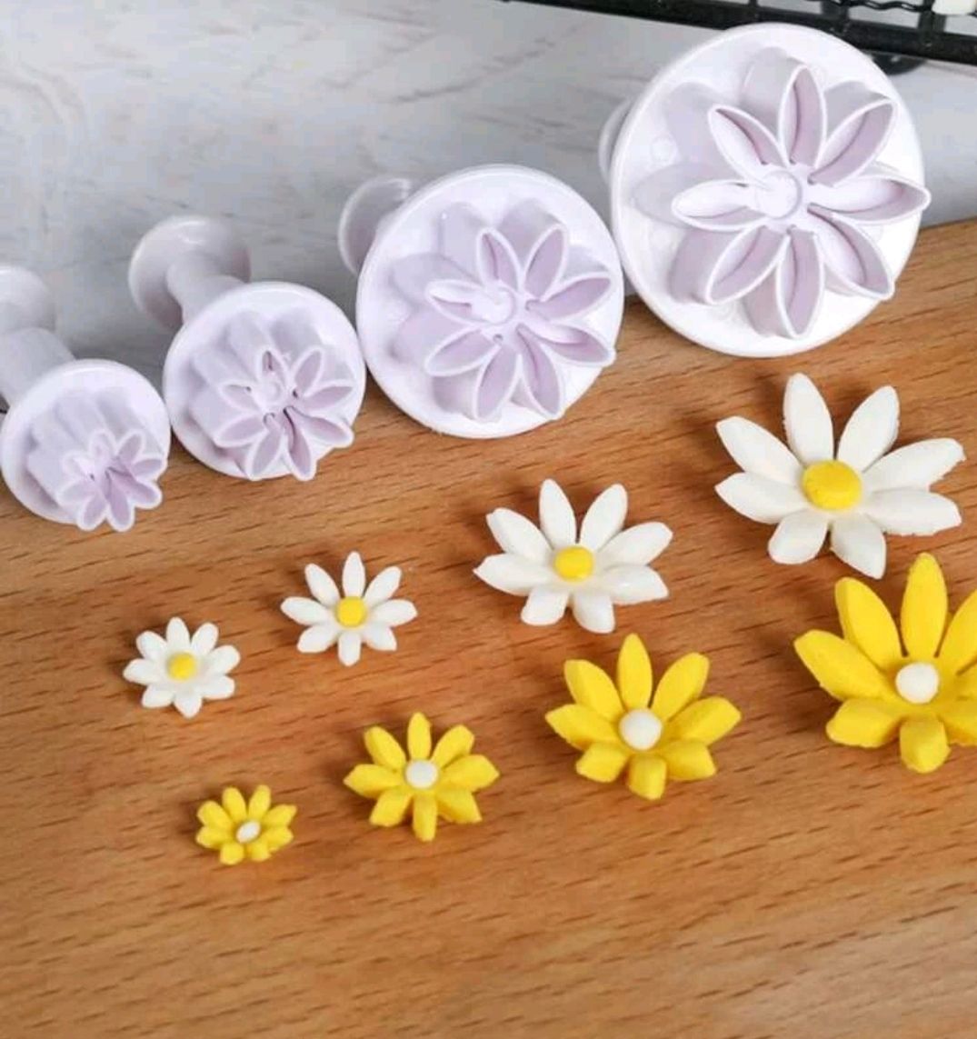 Wedding daisy flowers plunger 4pcs