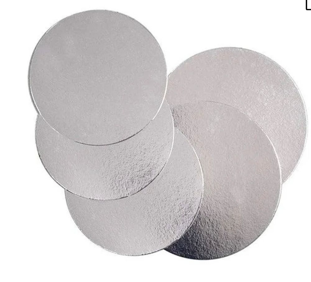 Cake boards 7 inch silver pack of 10