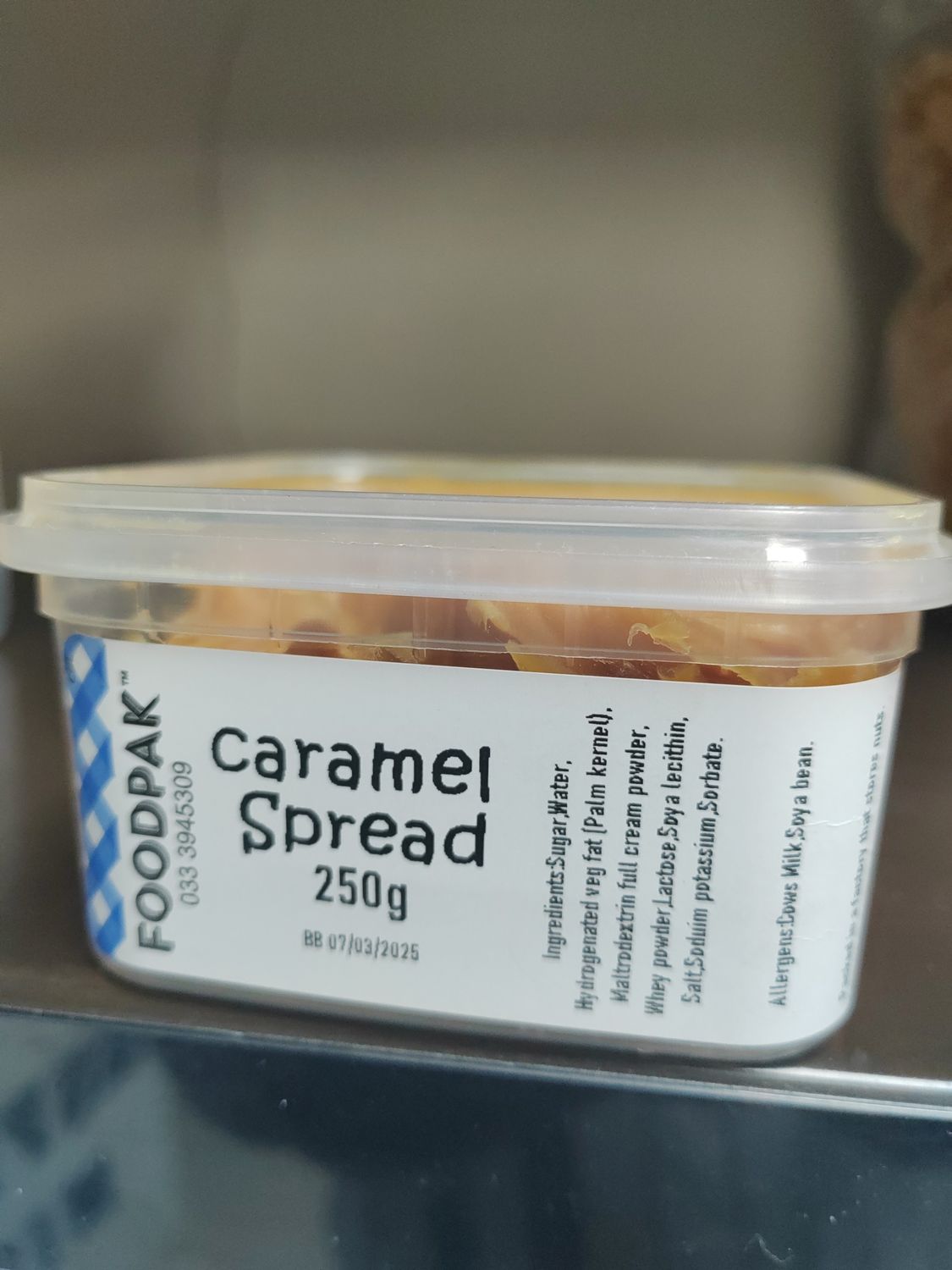 Caramel spread 250g