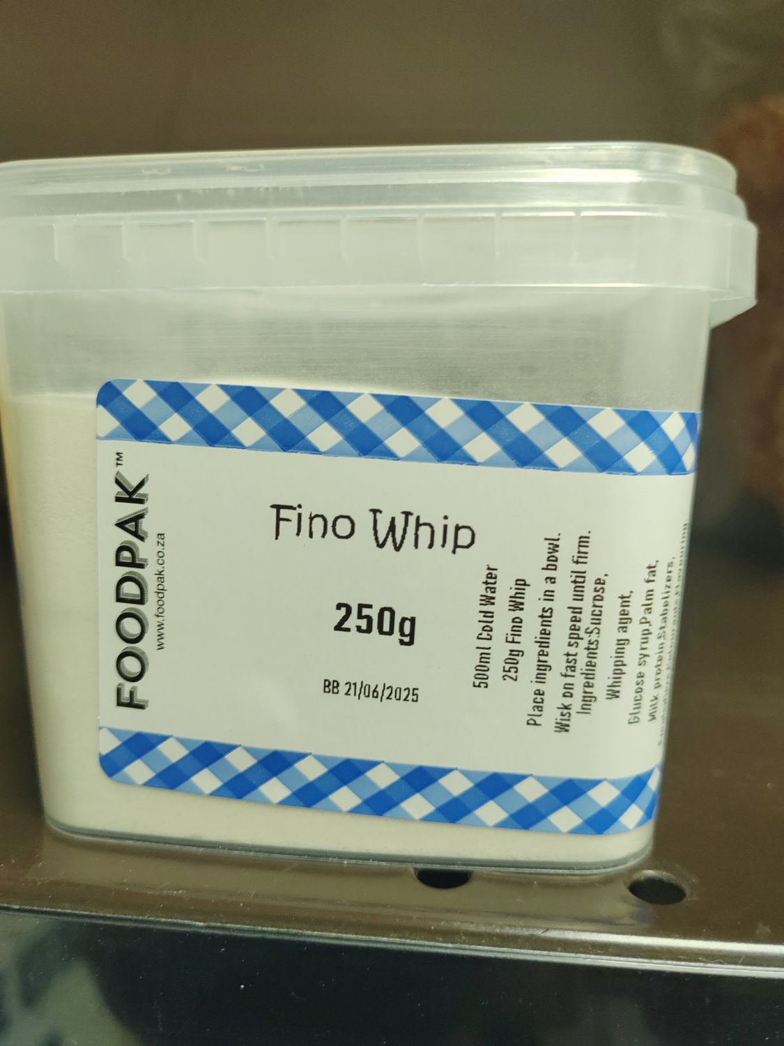 Fino whip 250g