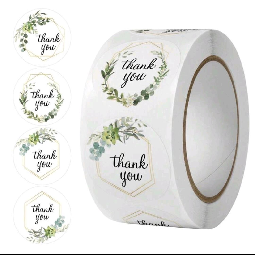Thank you stickers 500unit