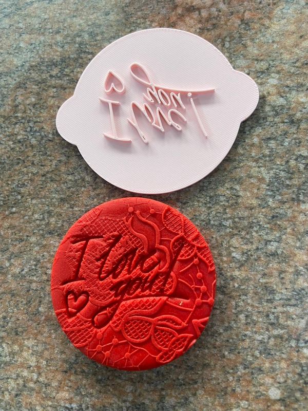 I love you stamp 123