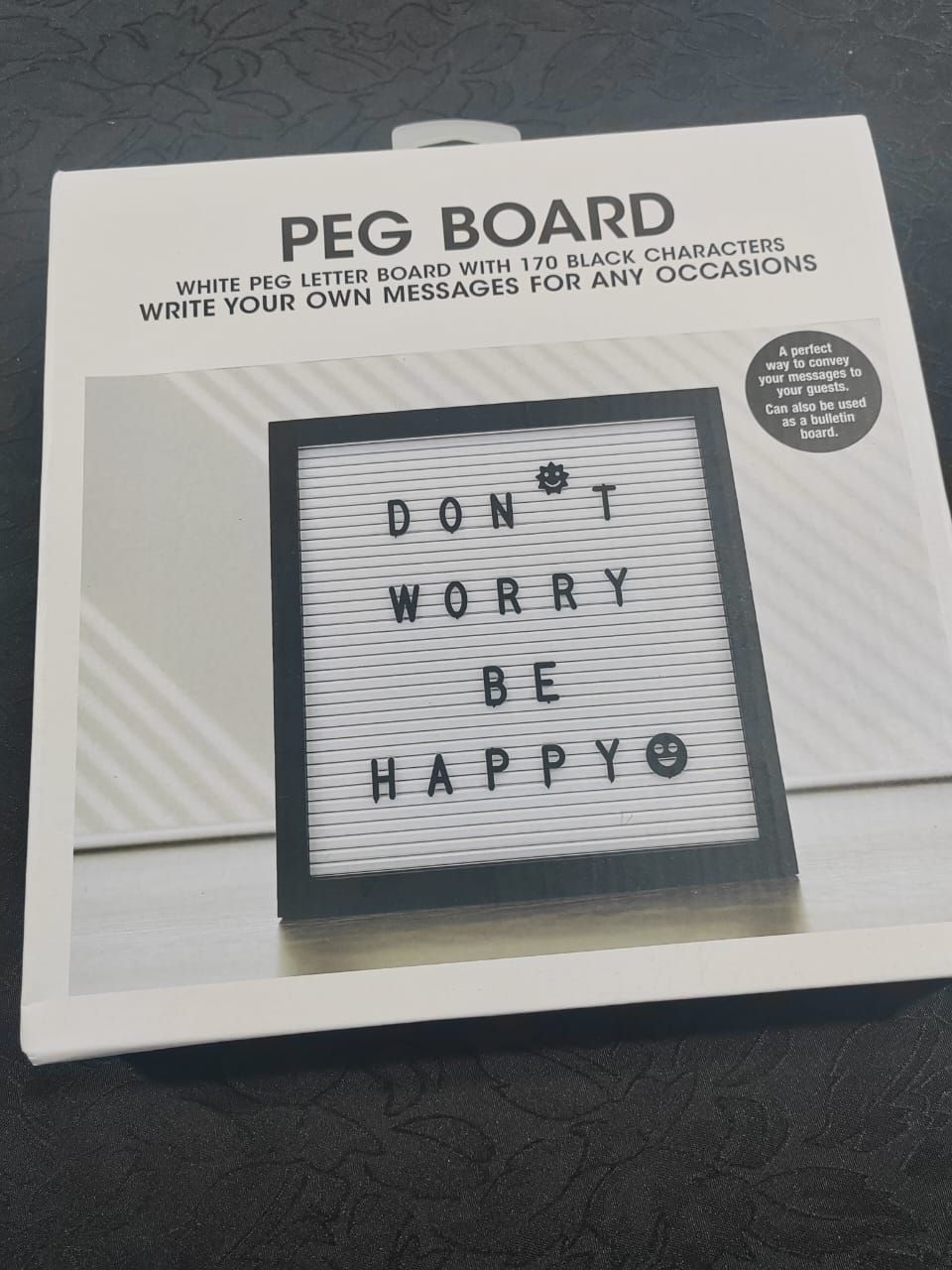 Pegs boards