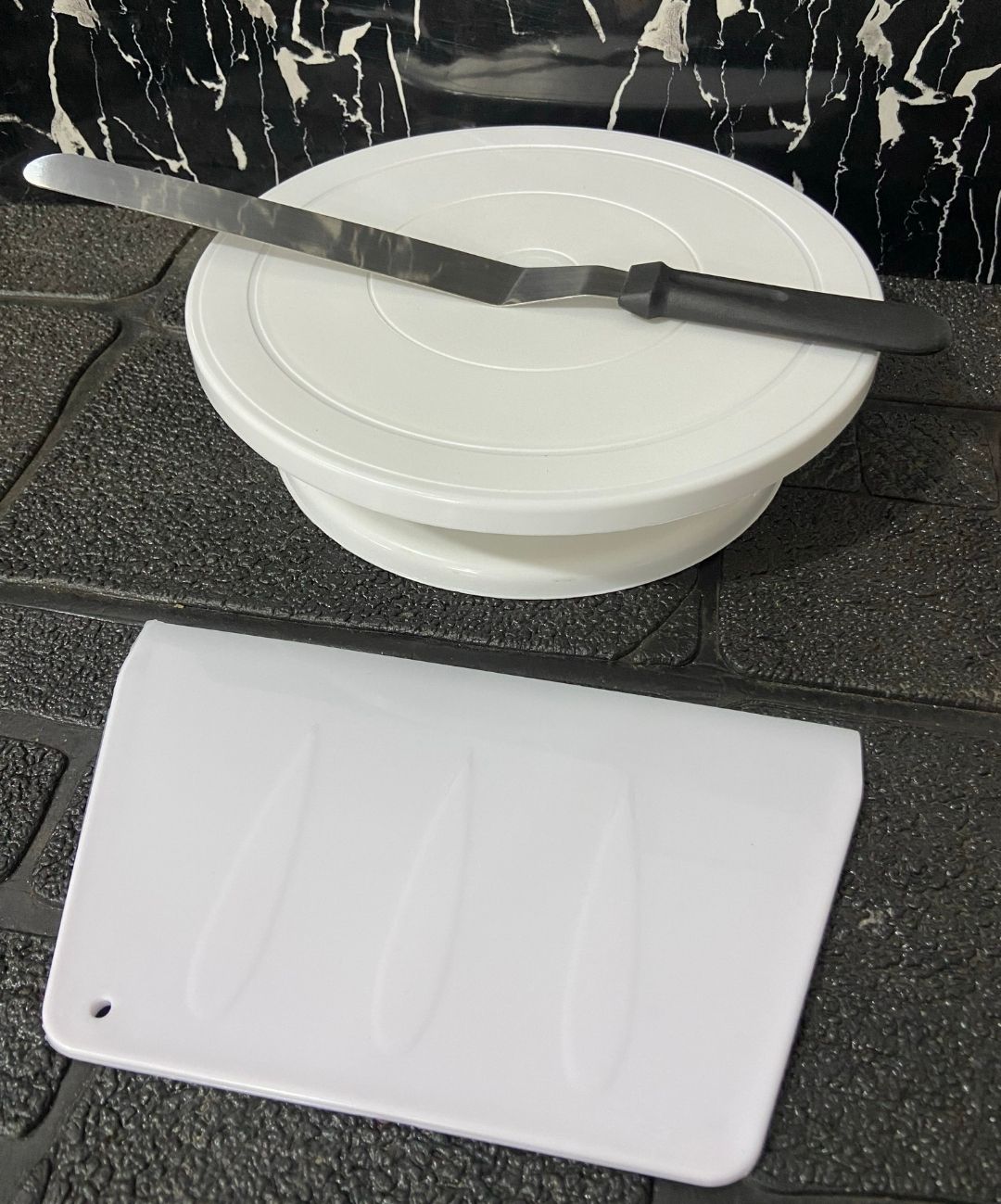 Combo 3 ( turntable ,  offset Spatula and Scraper)