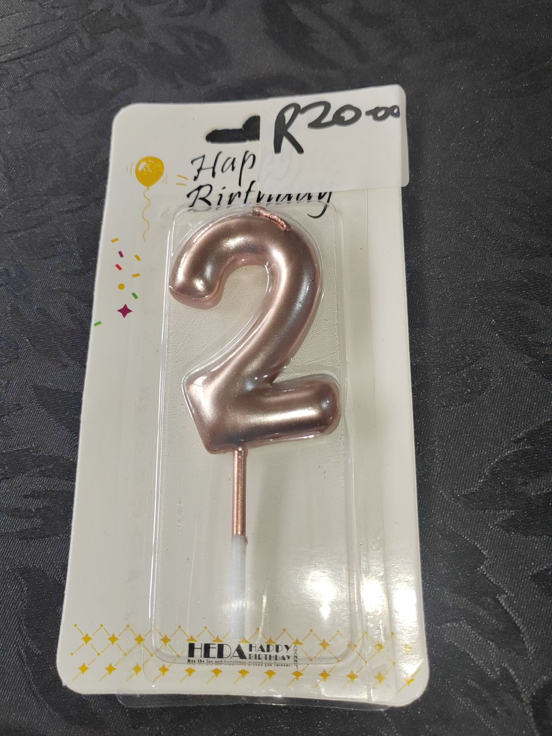 Happy birthday candle no 2