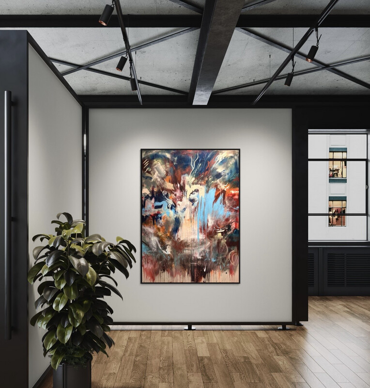 XXL Acryl Gemälde, moderne Malerei