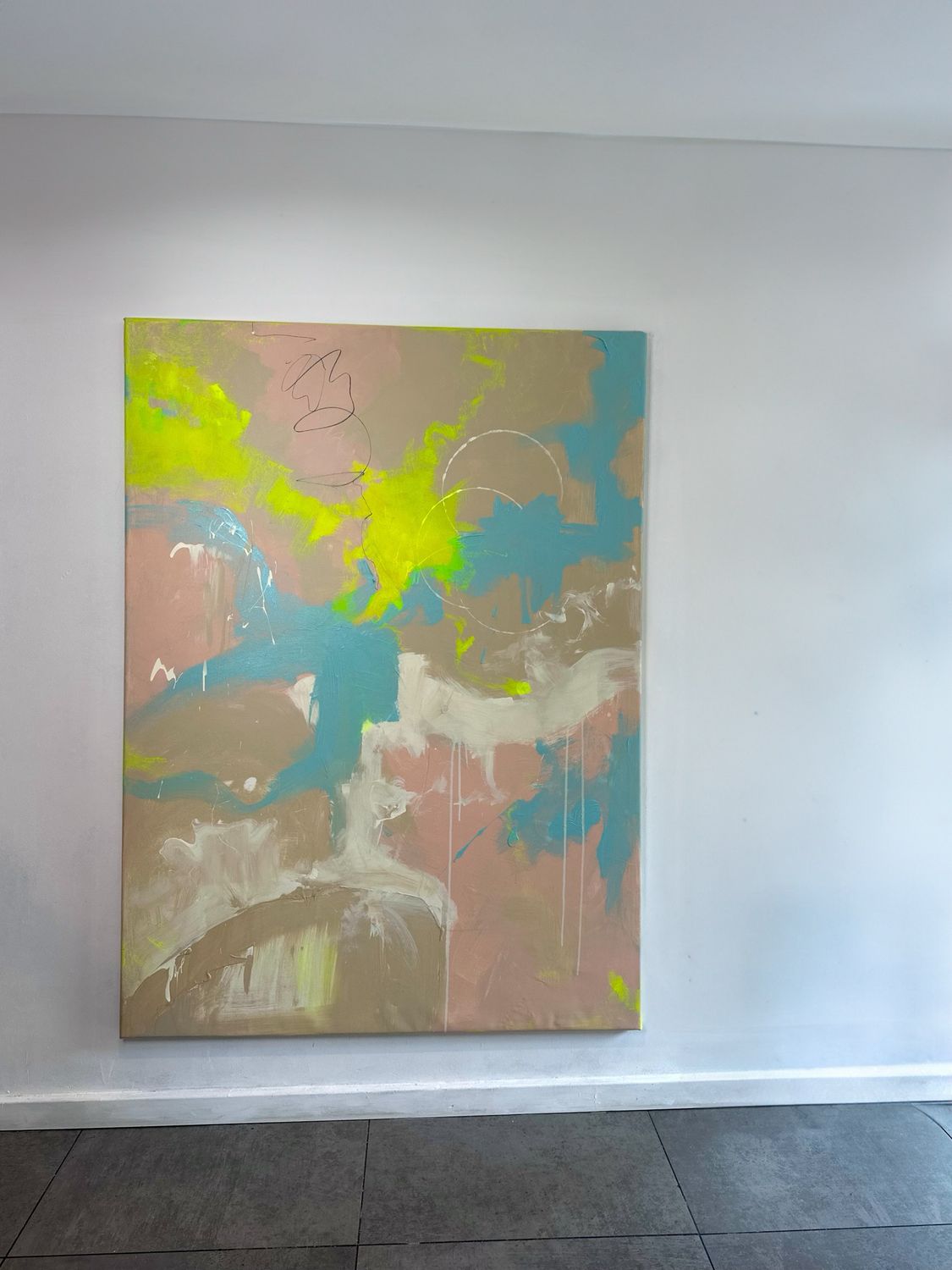 XXL Acrylbild neon