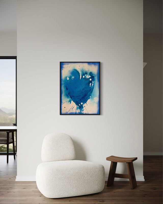 Acrylbild blau