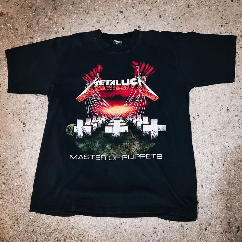 Metallica 90&#39;s Master of Puppets T-shirt, size XL