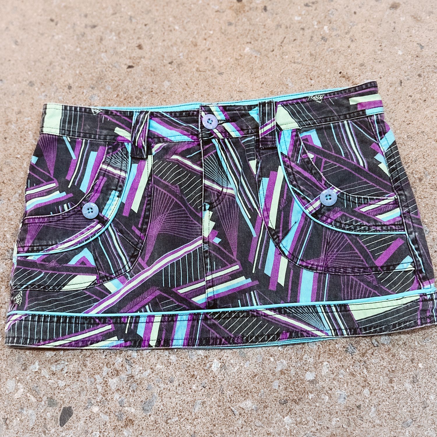 Rusty Y2K Mini Skirt, Size 10/12
