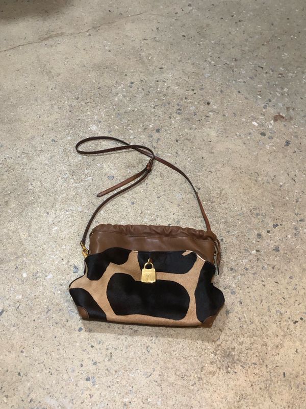 BURBERRY CROSS BODY PONY FUR BAG