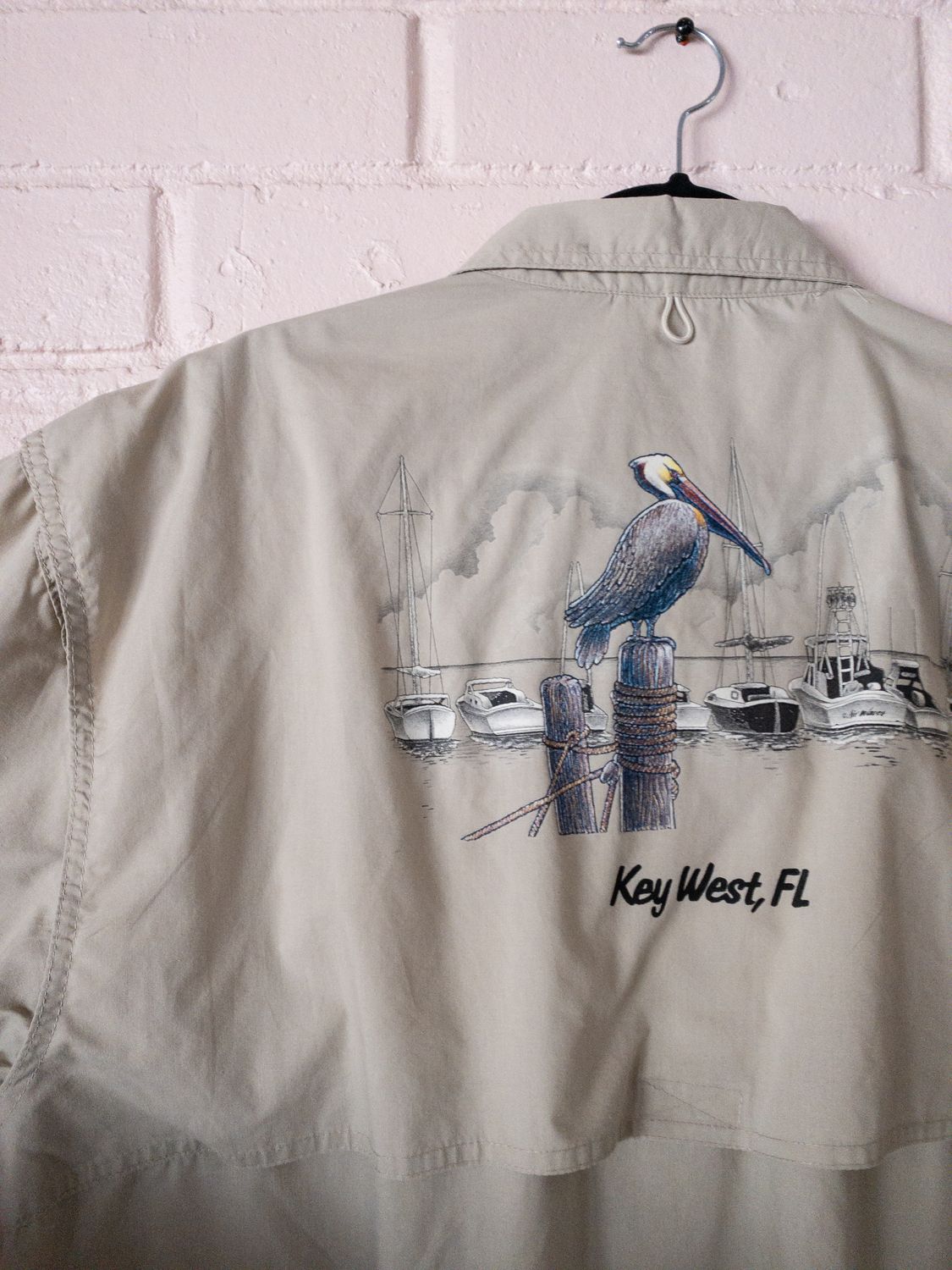 Key West Dockside Y2K Shirt, Size L/XL