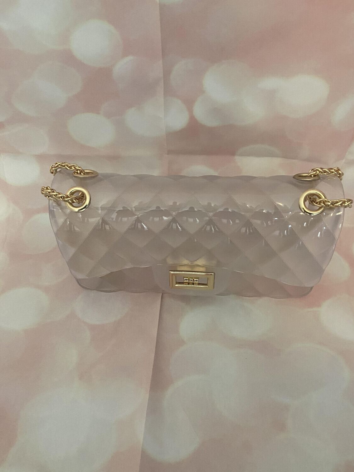 cute clear jelly purse