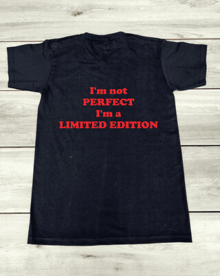 T-shirt "I'm not perfect"
