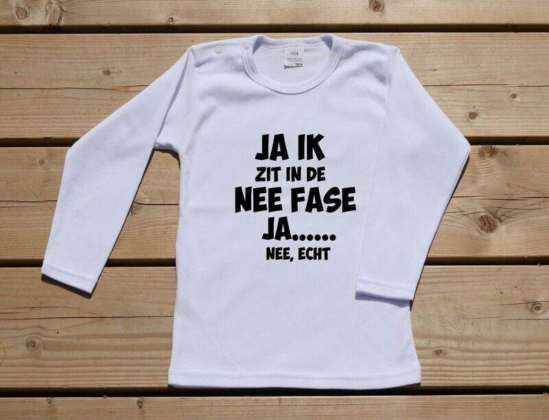 Ik zit in de nee fase
