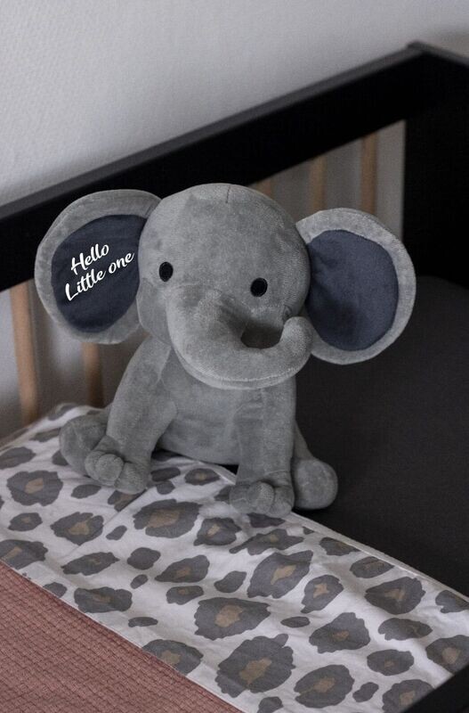 Knuffel olifant met naam