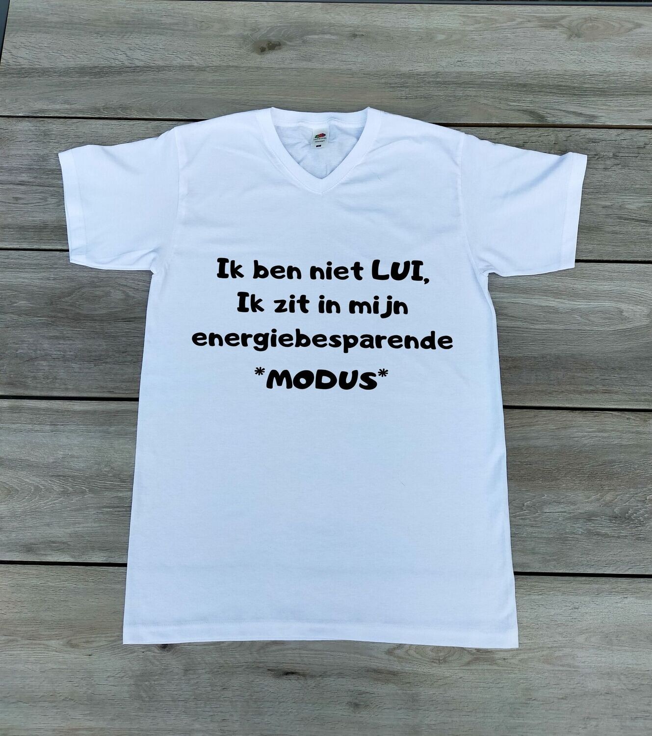 scherm Bad Molester T-shirt "Ik ben niet lui ik zit in mijn energiebesparende modus" |Bedrukt |  Grappig | Leuke prints| of tekst
