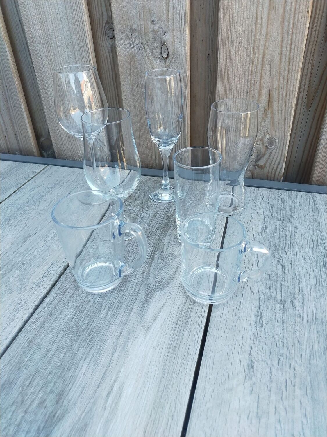 Glas met eigen logo/tekst