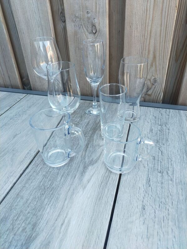 Glas met eigen logo/tekst