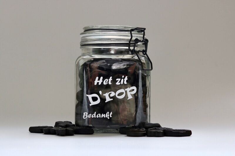 Het zit d'rop snoeppot