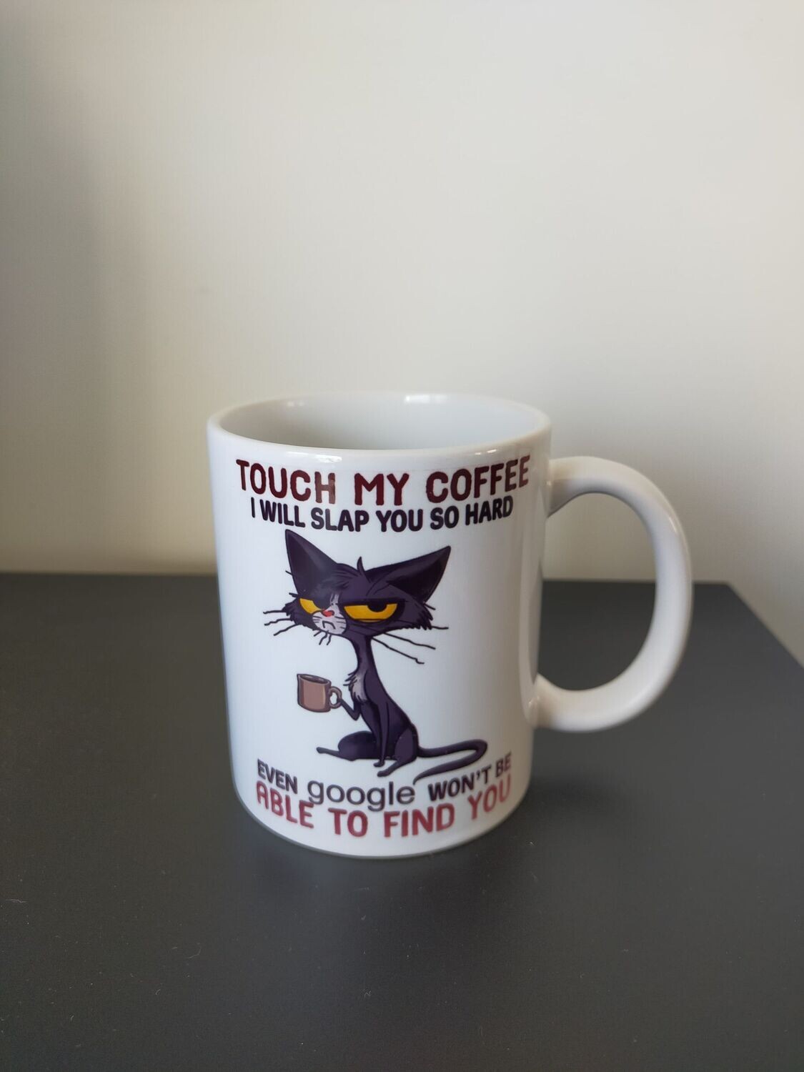 "Mok"  Touch my coffee