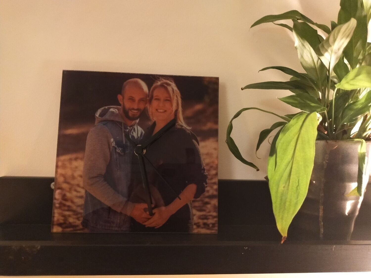 Klok met foto