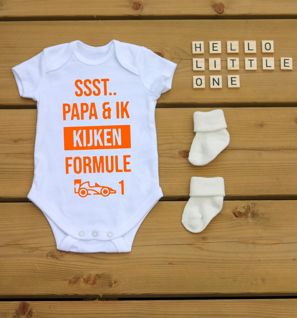 Rompertje  "Pappa & ik kijken FORMULE 1"