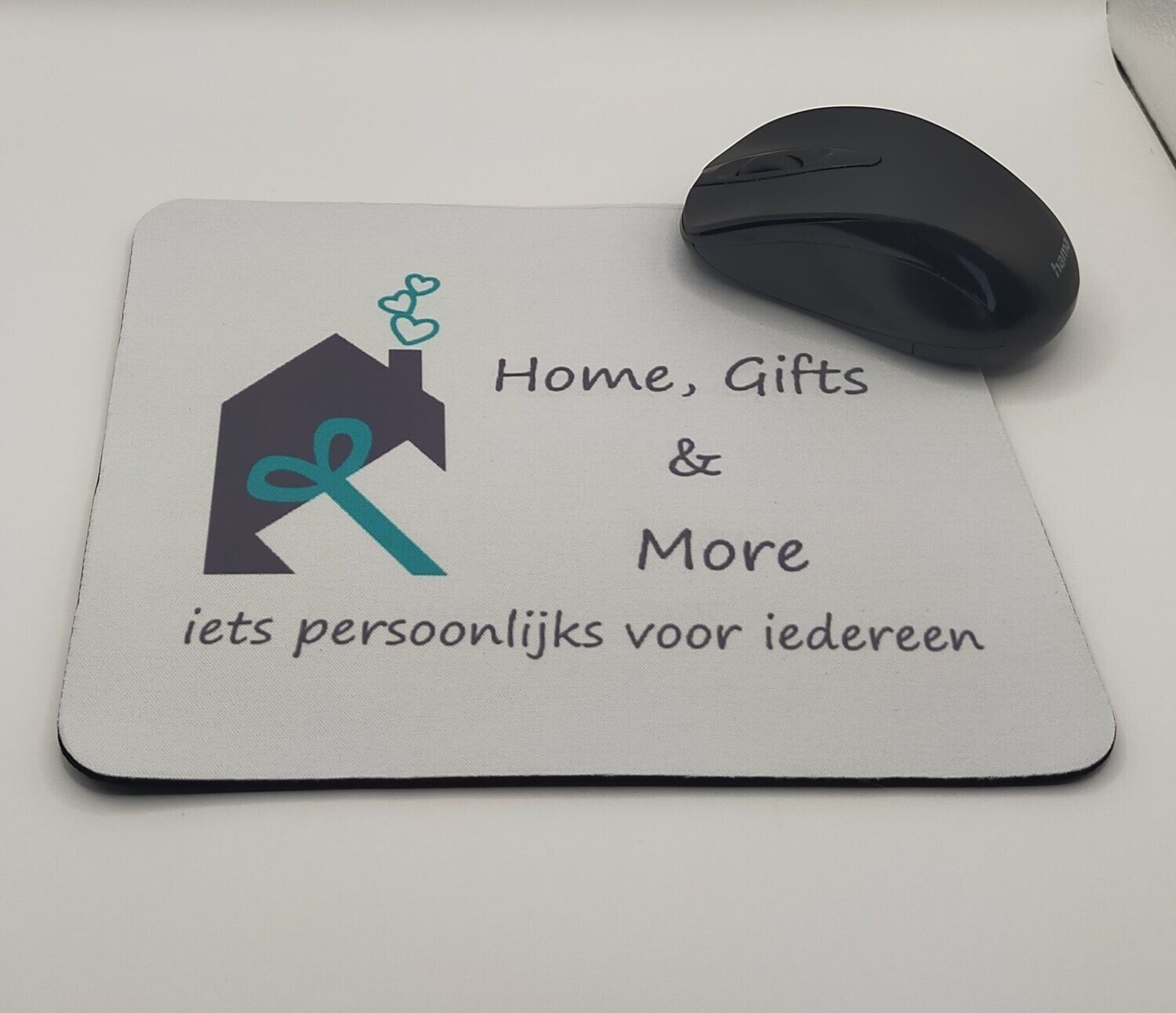 Muismat met bedrijfslogo