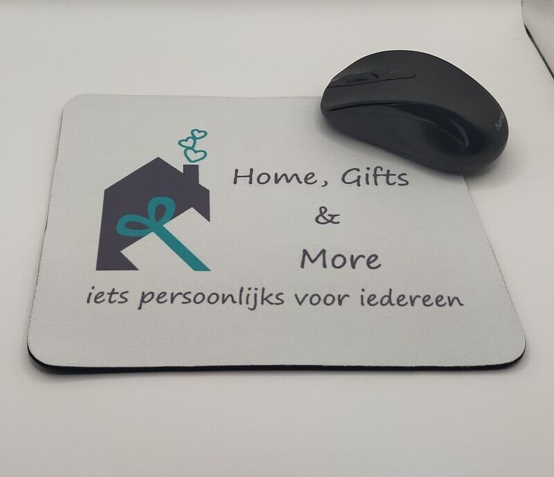 Muismat met bedrijfslogo