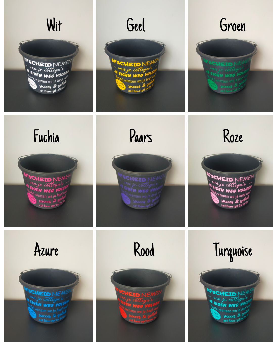 'Kado emmer' Jubileum jaren in dienst