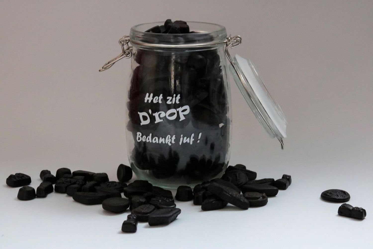 Het zit d'rop snoeppot