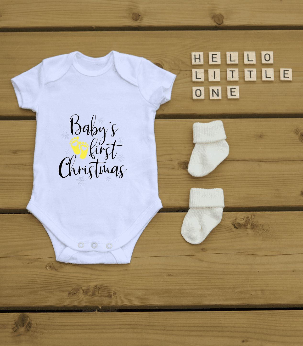 Rompertje  "Baby's first christmas"