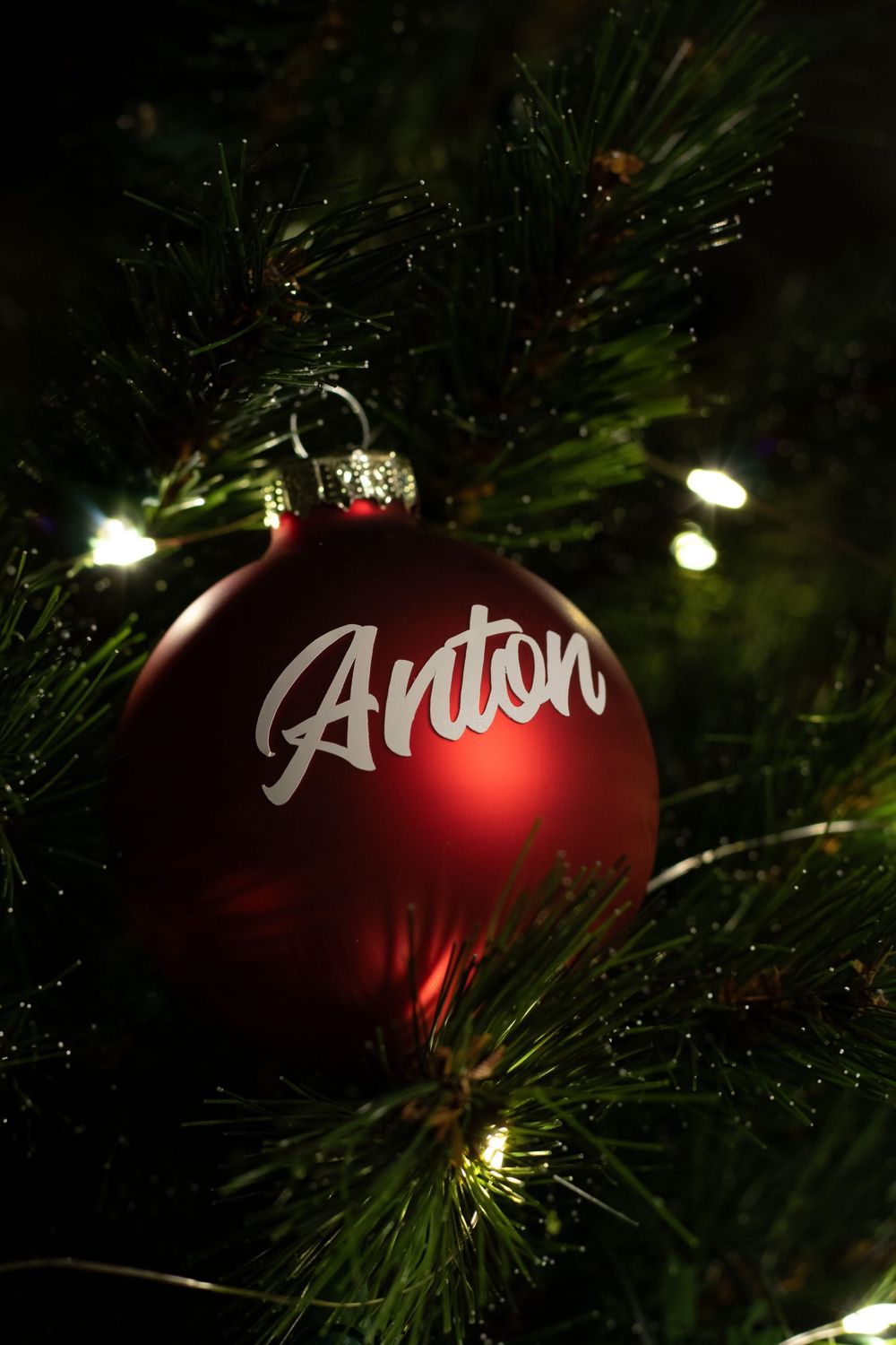 Gepersonaliseerde kerstbal Anton Gepersonaliseerde kerstbal Anton