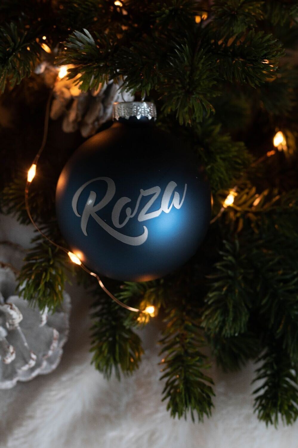 Gepersonaliseerde kerstbal Roza Gepersonaliseerde kerstbal Roza