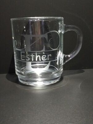 Glas met naam nr2 Glas met naam nr2