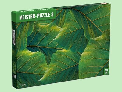 MEISTER-PUZZLE 3: Blätter, 500 Teile im Stülpkarton