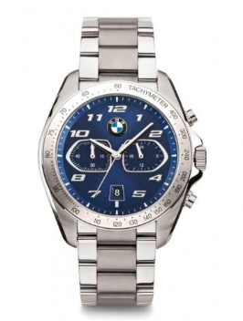 BMW Sport Chrono blau Uhr