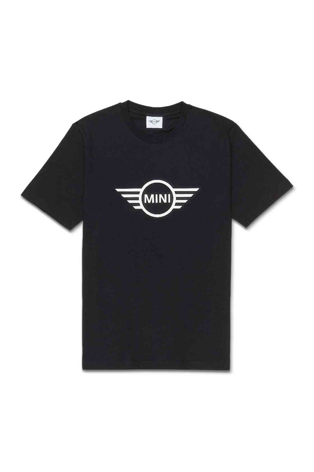 MINI T-Shirt Men&#39;s Wing Logo Embossed Schwarz