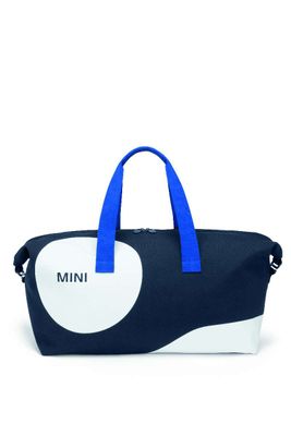 MINI Duffle Bag Car Face Detail Indigo/White
