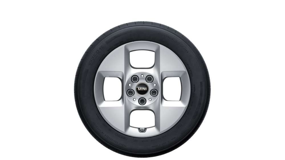 MINI Winterkompletträder 4-Square Spoke 955 refined silver 16 Zoll RDCi F65 F66 F67 Preis Pro Rad